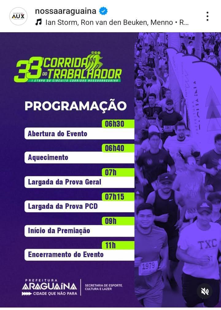 Corrida do Trabalhador: Expectativa que Virou Descontentamento na 33ª Corrida do Trabalhador na cidade de Araguaína