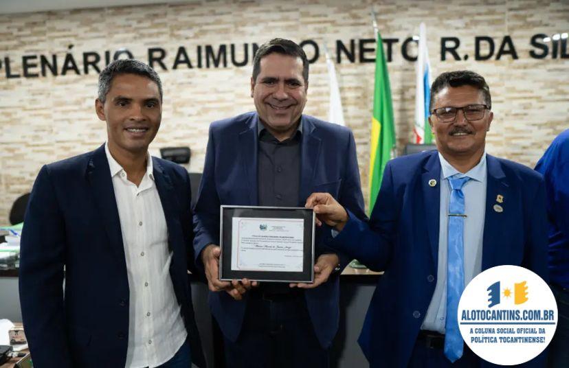 Deputado Marcus Marcelo Recebe Título de Cidadão Honorário de Palmeirante e Anuncia Novos Investimentos