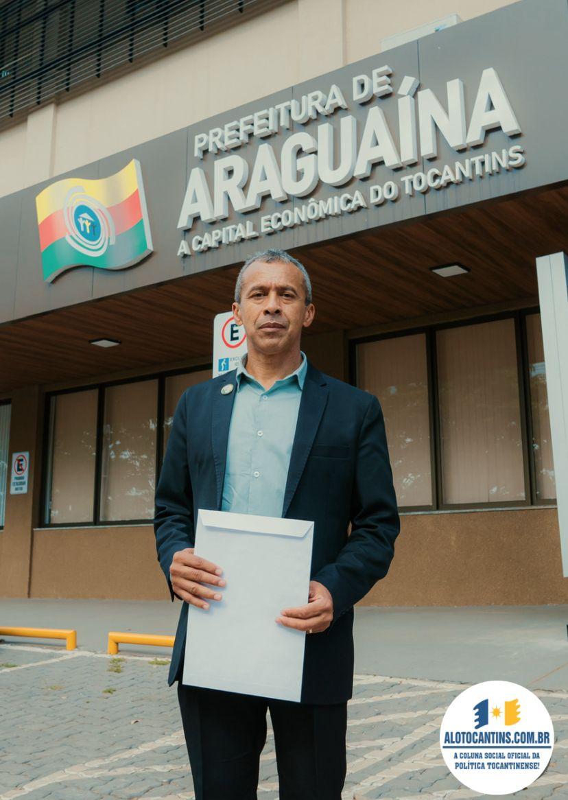 O Vereador Tenente-coronel Israel Apresenta Sugestões ao Prefeito de Araguaína.