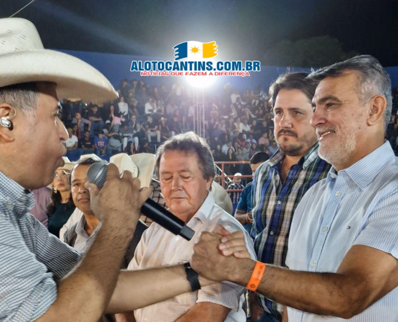 “É no campo que o Tocantins se fortalece”, afirma Amélio Cayres durante a abertura da 21ª Expo Araguaçu.
