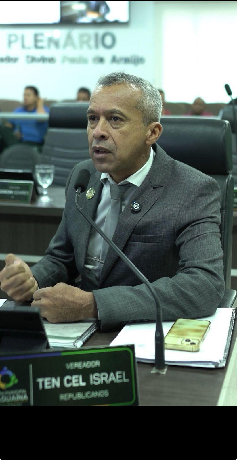 Vereador Tenente-coronel Israel Levanta Questões Cruciais em Sessão da Câmara de Araguaína