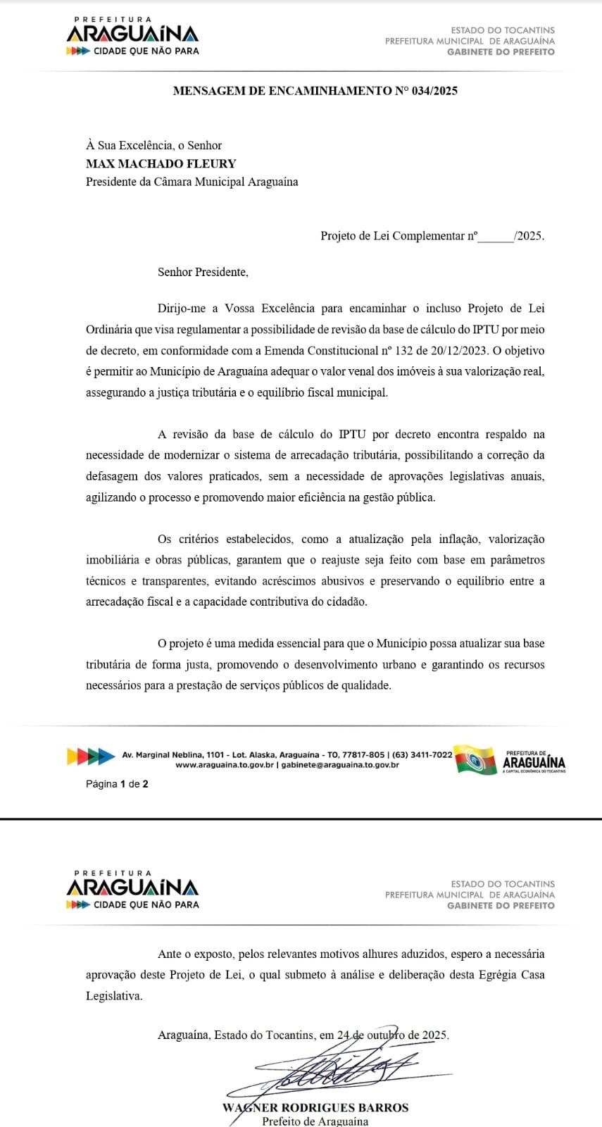 Aumento do IPTU em Araguaína: Um Presente Amargo para o Natal da População