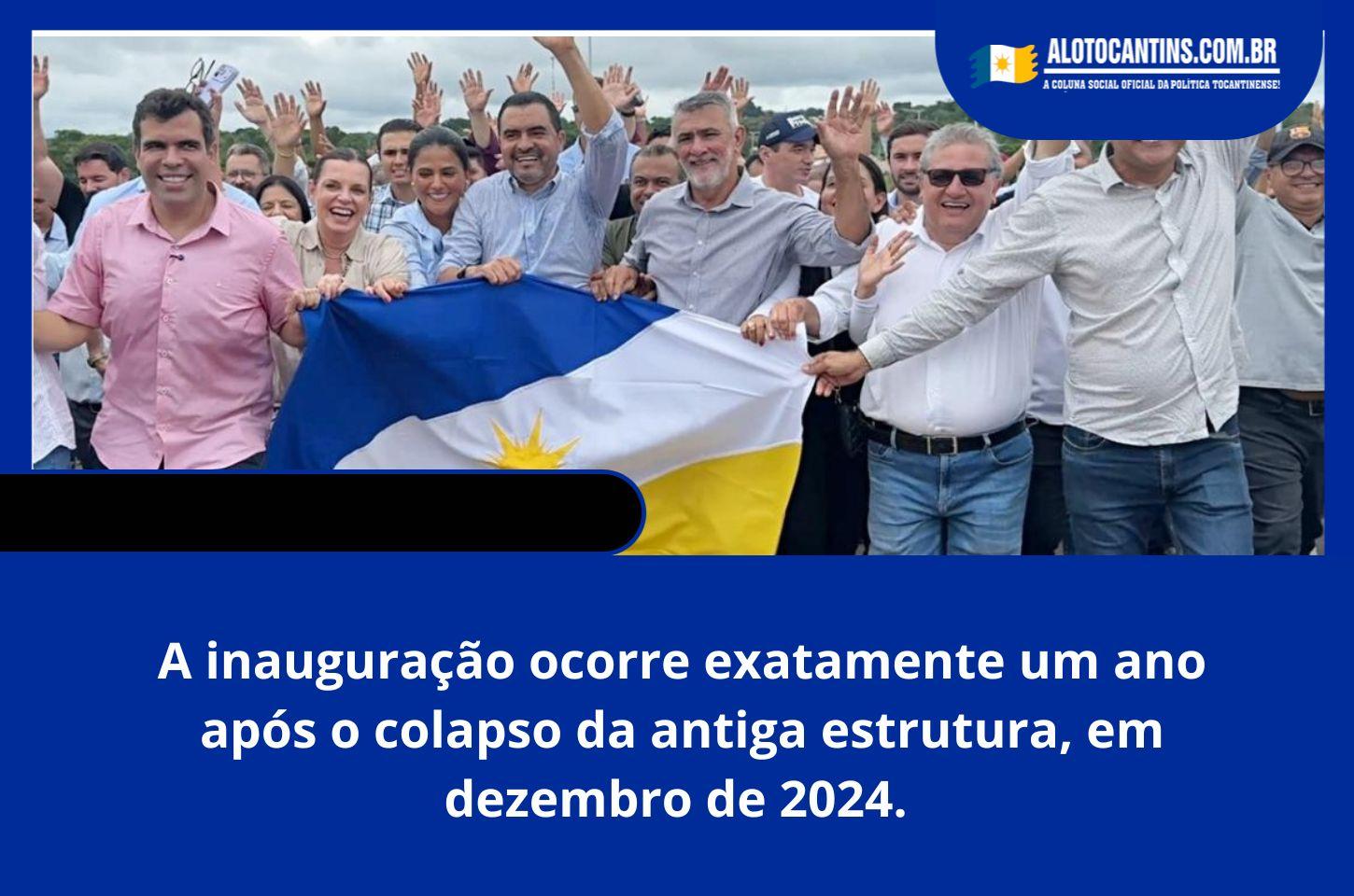 Amélio Cayres participa da entrega da nova Ponte JK e de posto fiscal em Aguiarnópolis