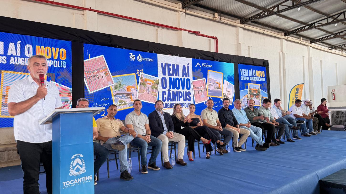 Oportunidades que não tivemos”: Amélio destaca impacto da nova sede da Unitins em Augustinópolis