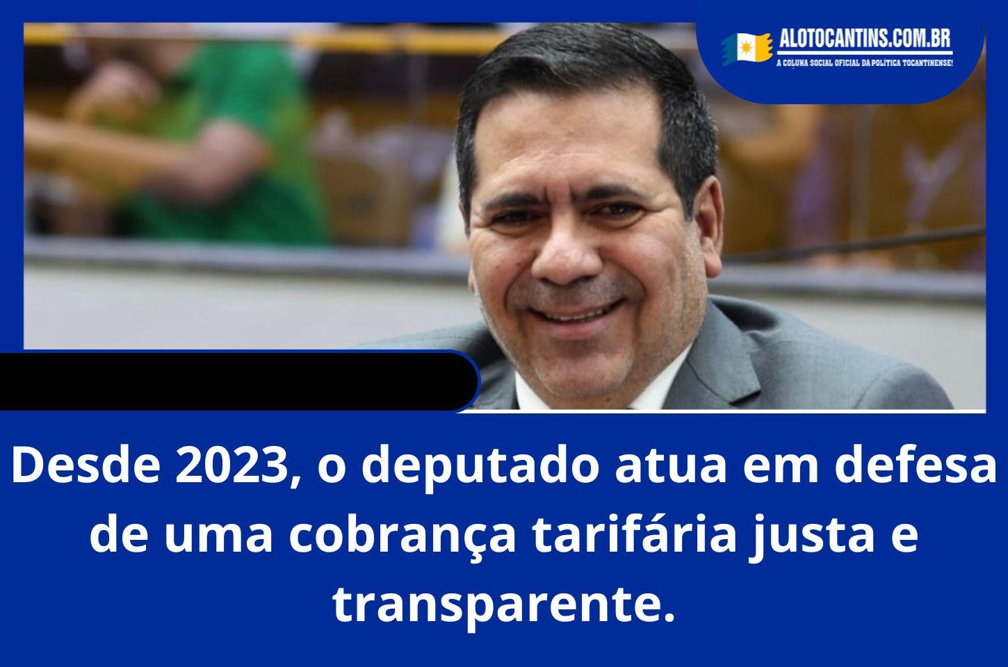 Marcus Marcelo parabeniza ação do governador em tentar anular o aumento na conta de água dos tocantinenses