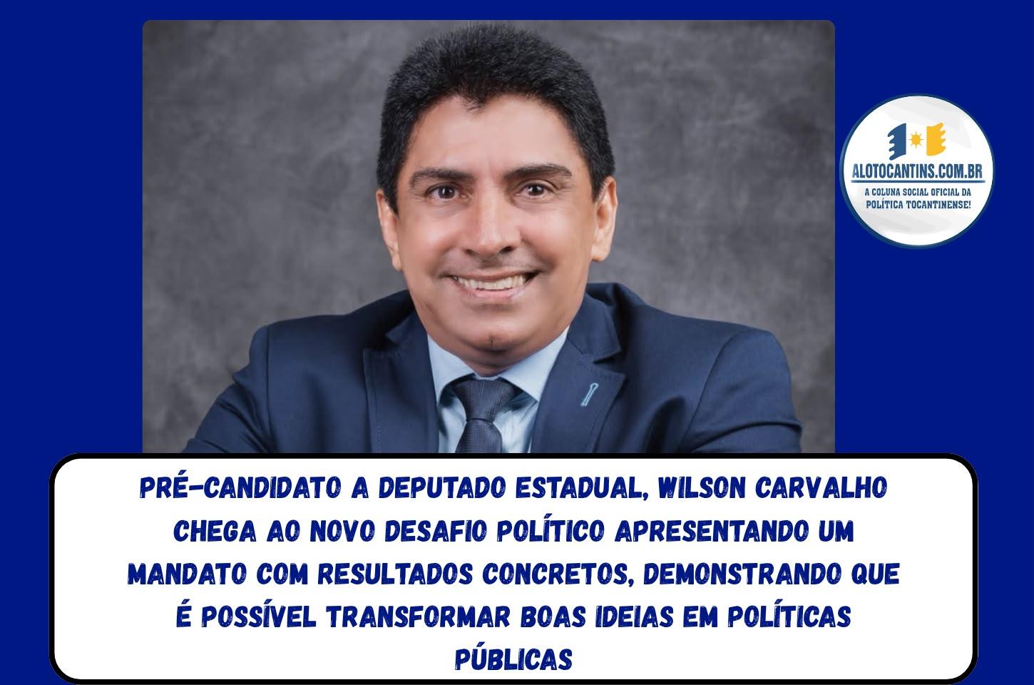 Vereador e pré-candidato a deputado estadual Wilson Carvalho transforma projeto em lei e reforça atuação propositiva por Araguaína