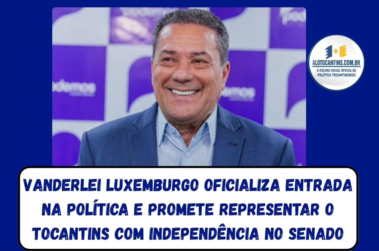 Vanderlei Luxemburgo oficializa entrada na política e promete representar o Tocantins com independência no Senado