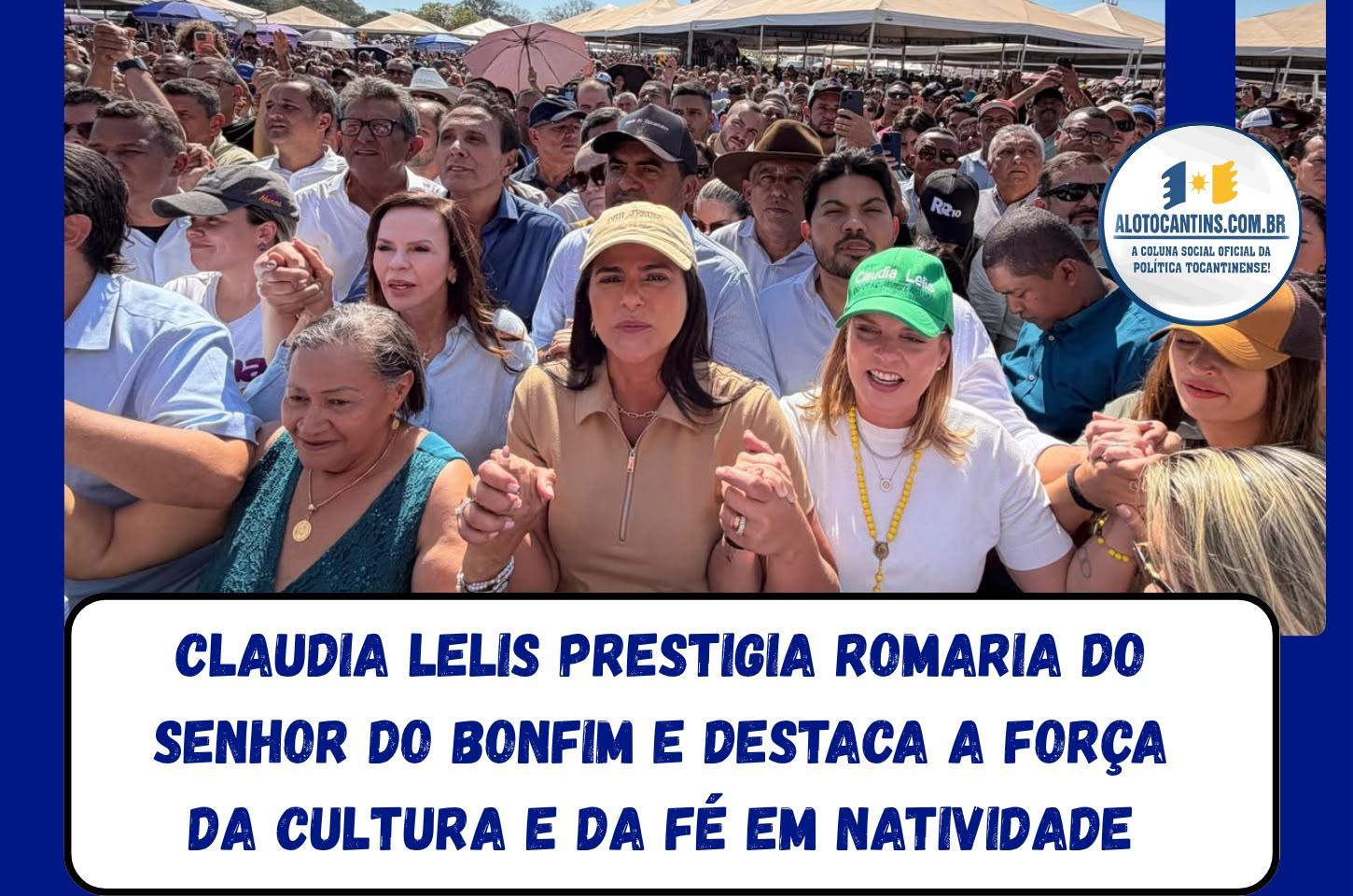 Claudia Lelis prestigia Romaria do Senhor do Bonfim e destaca a força da cultura e da fé em Natividade