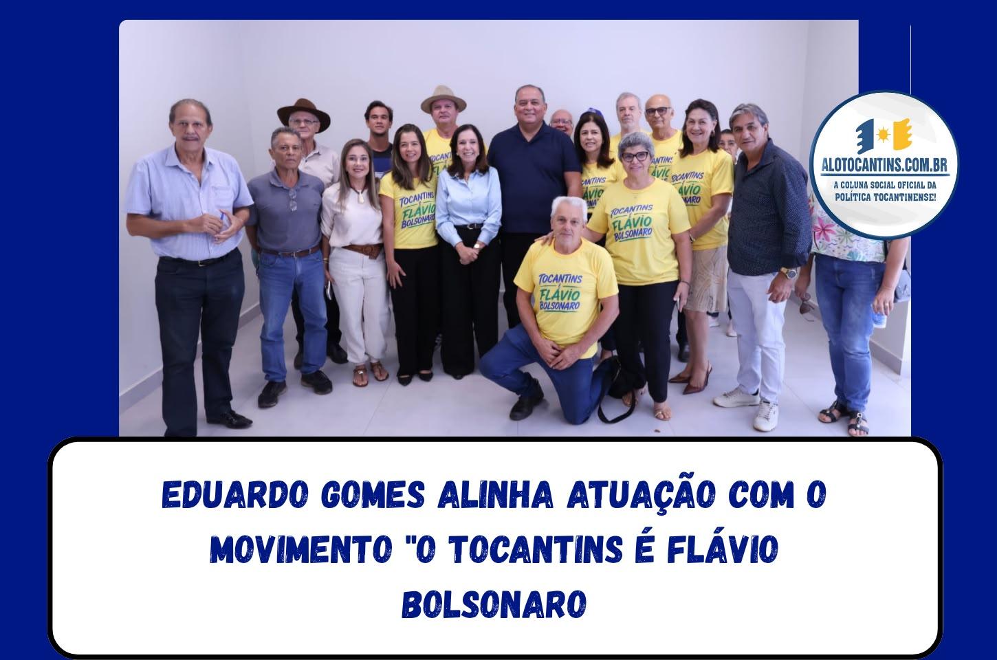 Eduardo Gomes alinha atuação com o movimento 